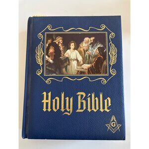 Masonic Bible King James Version Illustrations & Historical Masonic Features